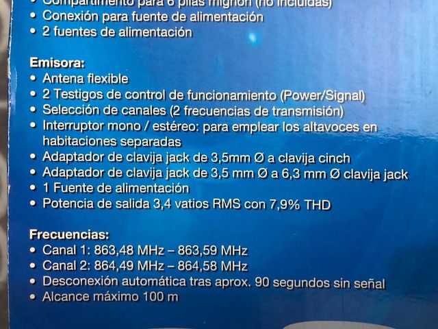 CONJUNTO DE ALTAVOCES