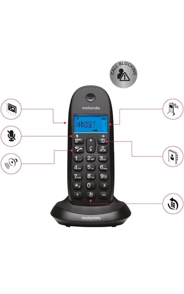 Teléfono inalámbrico Motorola