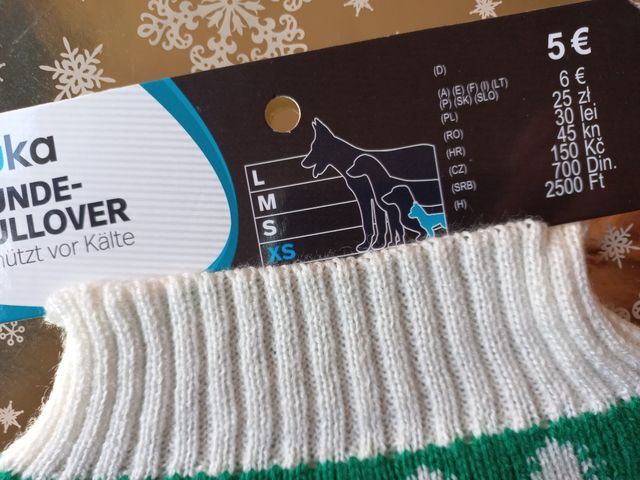 Jersey para perro talla XS de Tedi.