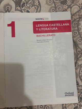 Libro 1 bachiller lengua Oxford