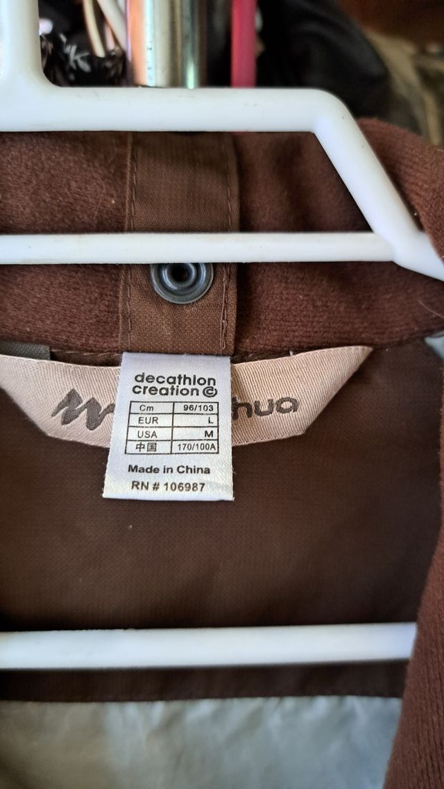 Chamarreta deportiva marron quechua