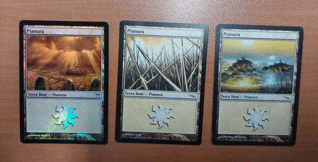 Carte da gioco Magic bianche.