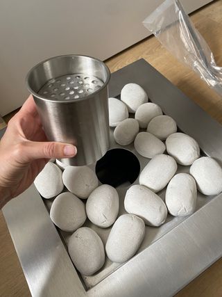 chimenea decorativa biotenol , nueva