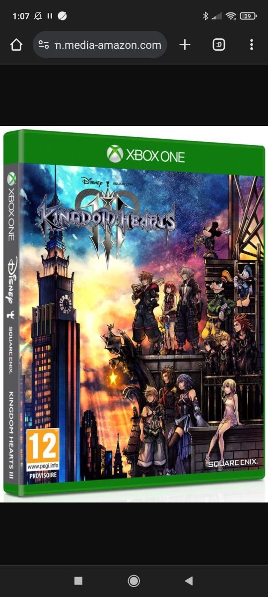 Imagen de Kingdom hearts 3 Xbox one