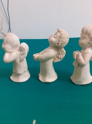 Statue angeli cantori  vintage