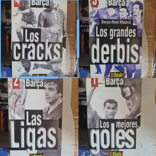 Lote F.C.Barcelona dvds+vhs