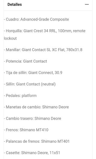 Giant XTC ADVANCE 29 3