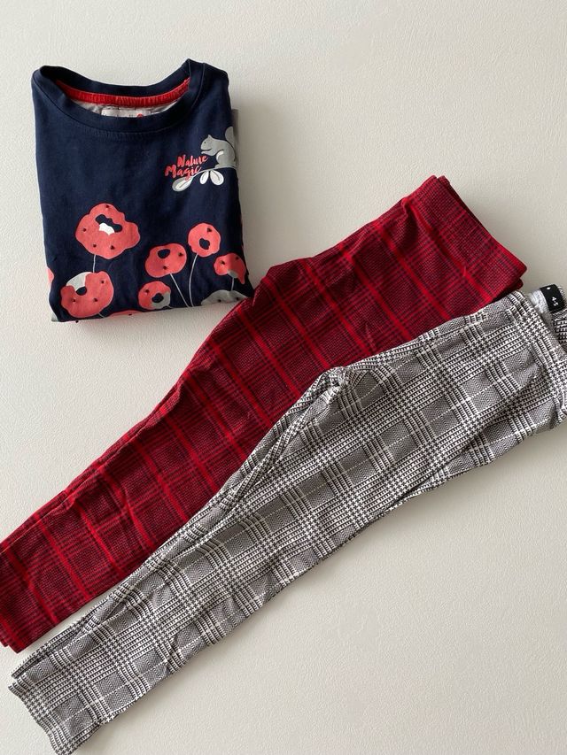 Confezione da 2 collant e t-shirt Boboli per bambini di 4-5 anni 