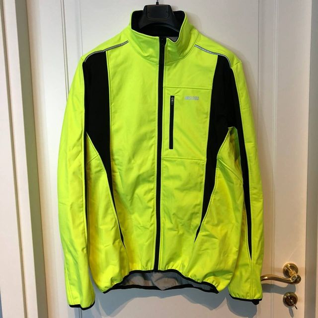 Giacca sportiva gialla fluo,