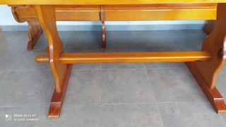 RINCONERA BANCO-BAUL MESA Y 4 SILLAS