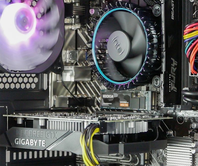 PC Gaming Intel i3-12100F 16GB 1TB NVMe GTX1650 afbeelding 7