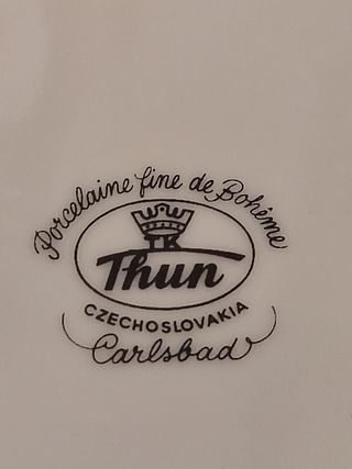 Vajilla Porcelana fina de bohemia