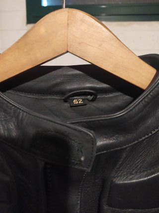 CHAQUETA CUERO MOTO T-52