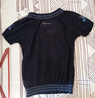 Camisa bordada "Desigual" talla M