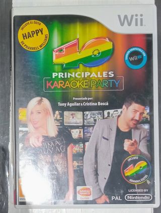Wii 40 principales karaoke party