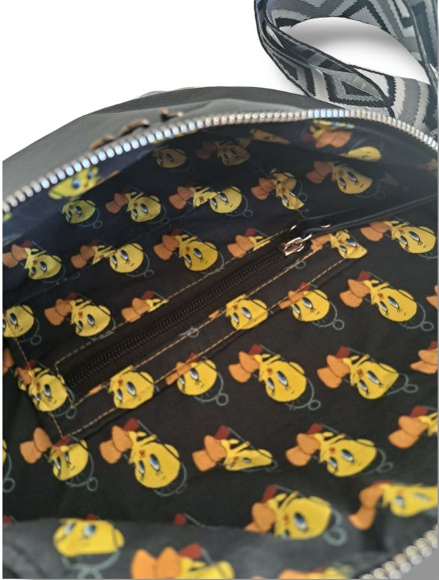 Riñonera de polipiel negra