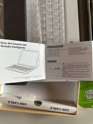 cover ipad9.7 Pro9.7 ipad air 2 grigio tastiera