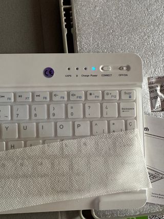 cover ipad9.7 Pro9.7 ipad air 2 grigio tastiera