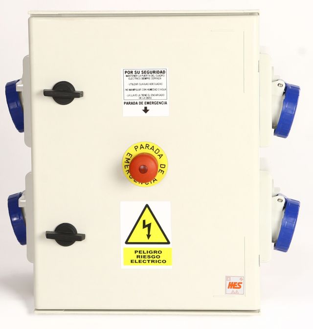 CUADRO AUX. OBRA MONOSFASICO MAX-10 2X40A