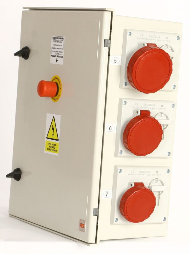 CUADROS AUX. OBRA MAX 20 4X63A TRIFASICO