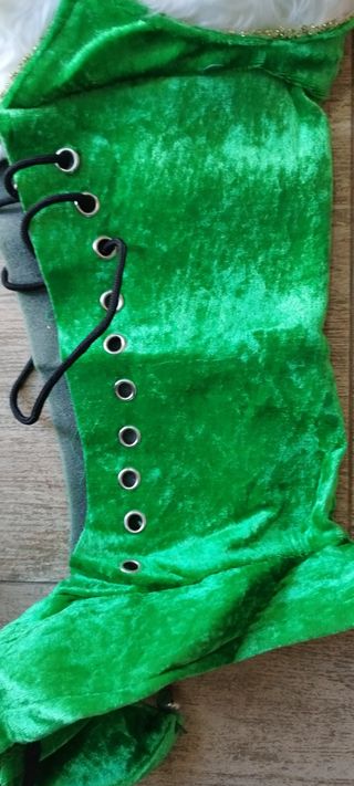 Disfraz mujer Elfo verde navidad T 36-38-40 NUEVOW