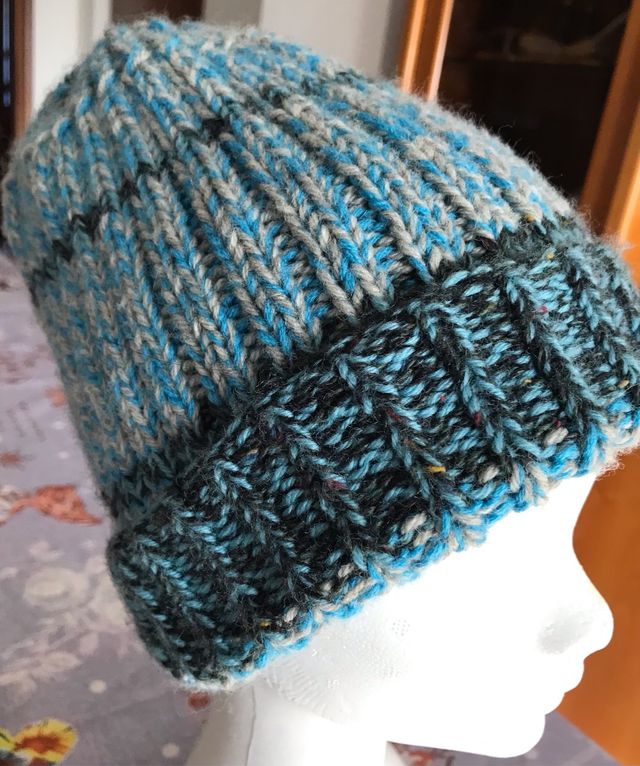 Cuffia fatta a mano double-face