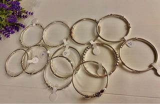 pulseras rigidas plata peruana 950