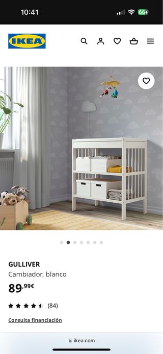Cambiador gulliver ikea