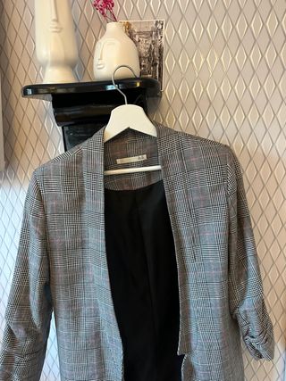blazer de cuadros