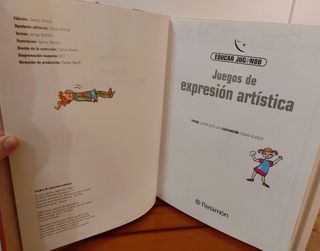 Libro "Juegos de Expresión Artística"-Parramón