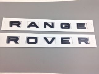 RANGE ROVER LETRAS LOGO NEGRO MATE