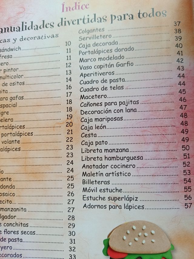 Libro de manualidades