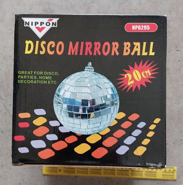 Bola de Disco, 20 cms,  