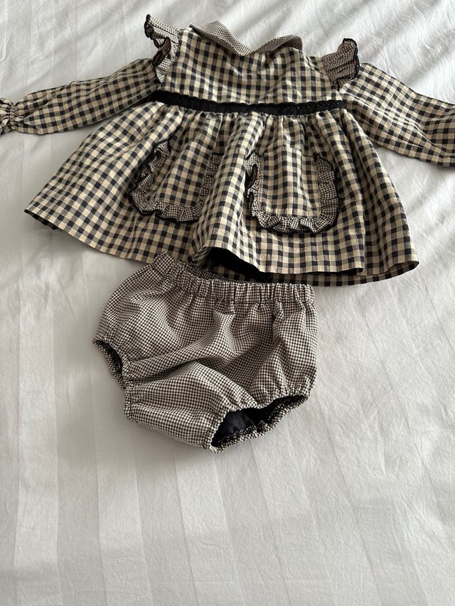 Vestido bebé con ranita