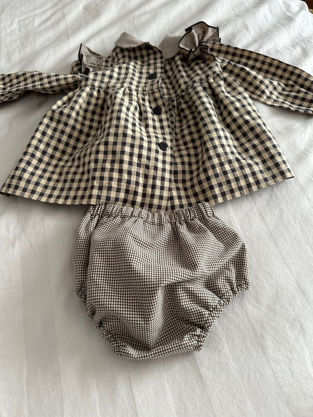 Vestido bebé con ranita