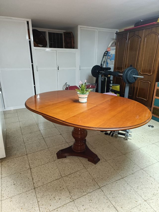 CALIDAD MESA MADERA EXTENSIBLE SALÓN