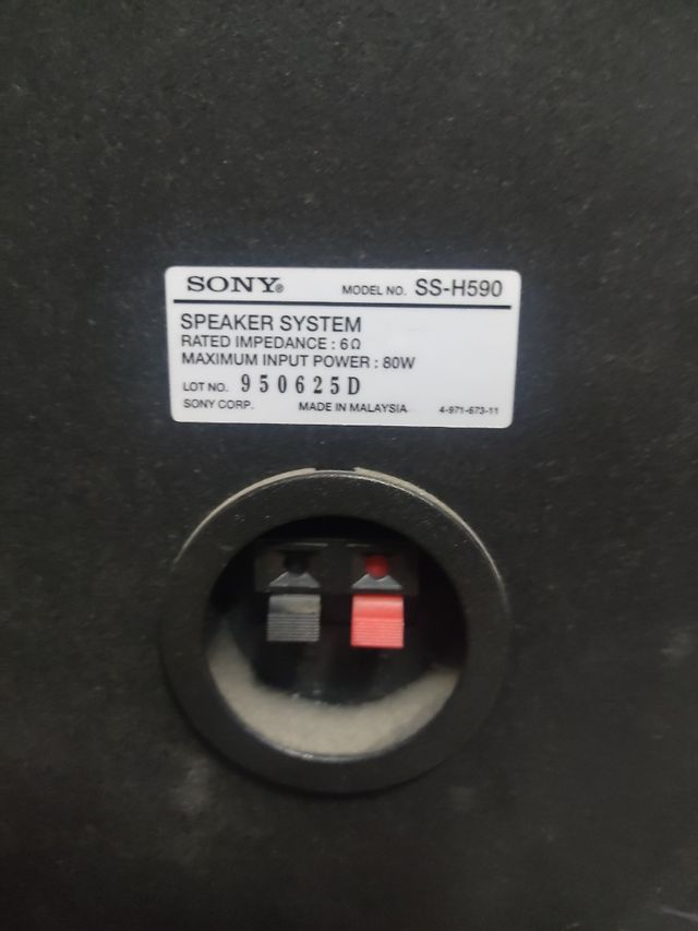 Altavoces Sony SS H-590