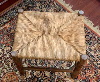 TABURETE RÚSTICO BAJO