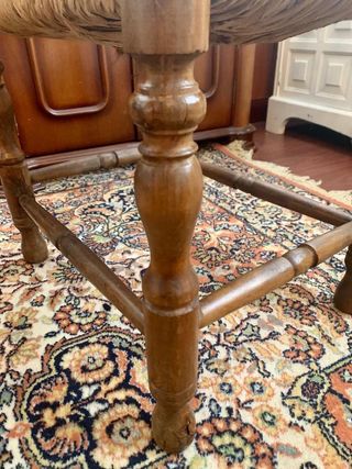 TABURETE RÚSTICO BAJO