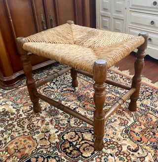 TABURETE RÚSTICO BAJO