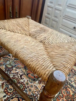 TABURETE RÚSTICO BAJO