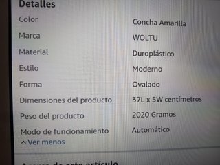 Tapa de vater sin desembalar