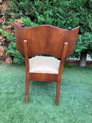 Sillón antiguo madera raíz