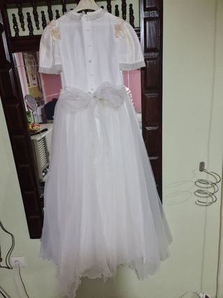 Traje comunión niña. Con zapatos n.35