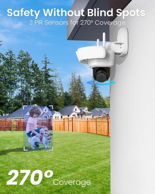 Cámara vigilancia exterior AOSU 5MP 3K 360º Luces