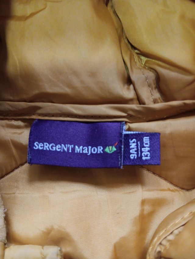 Anorak sargent Major niño niña