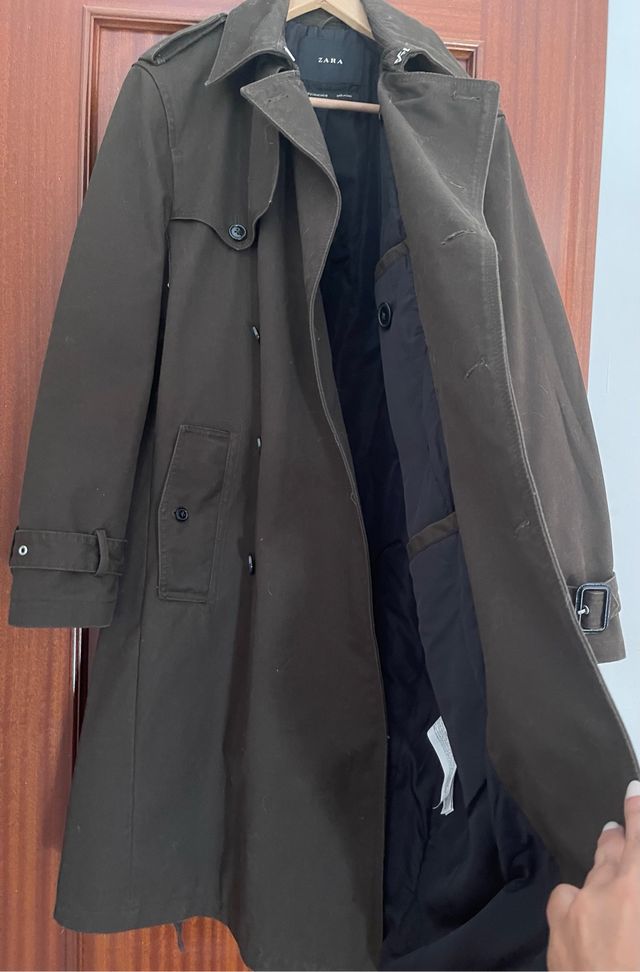 Gabardina Zara Hombre