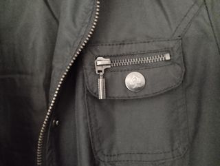 Chaqueta negra Bershka