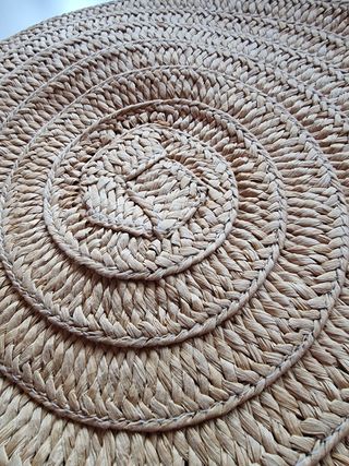 Bolso redondo esparto