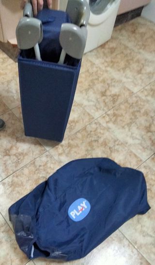 Cuna bebe parque de viaje con accesorios+ colchón